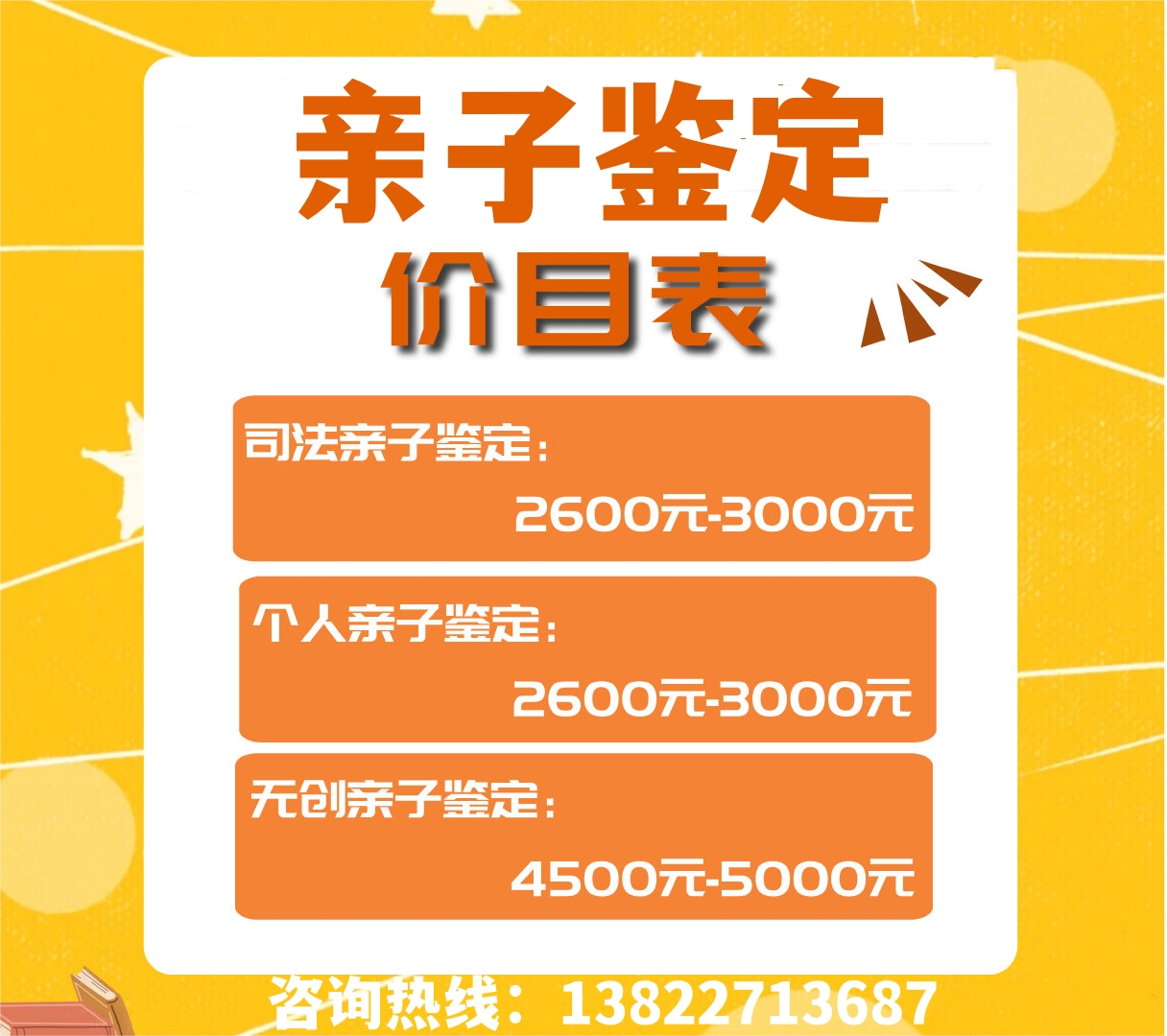 中山官方親子鑒定中心收費(fèi)標(biāo)準(zhǔn)是怎樣的？